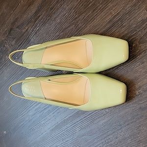 Alex Marie Lurene Patent Slingback Block Heel Pumps- Size 9.5